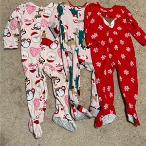Cozy Kids Holiday One Piece Pajama Set